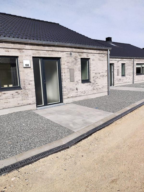 Rækkehuse i Amaliehaven i Odense