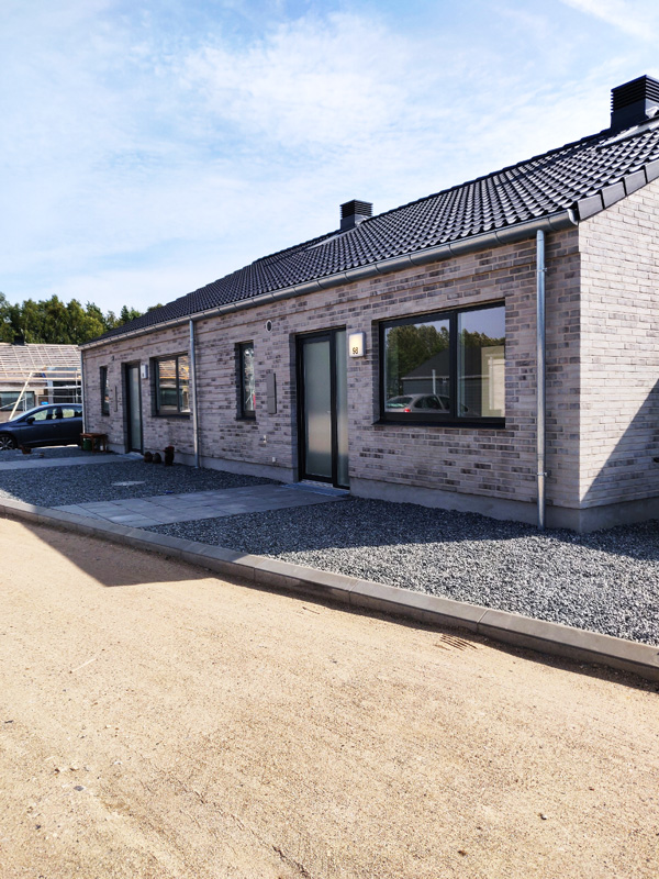 Facade på udlejningsboliger i Amaliehaven